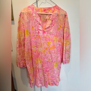 Lilly Pulitzer beach coverup, size Small